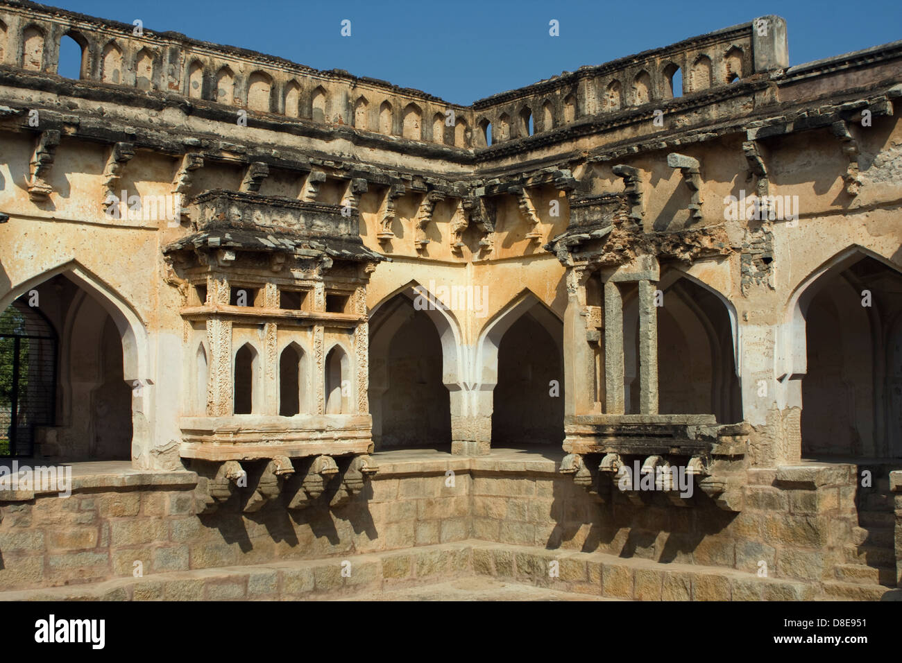 Asia, India Karnataka, Hampi, Queen`s Bath Stock Photo - Alamy